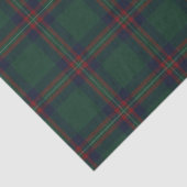 Preppy Christmas Dark Green Plaid  Tissuepapier (Detail)