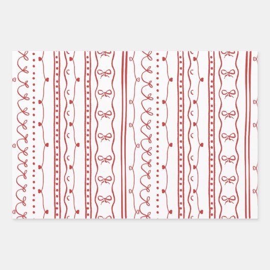 Preppy Christmas Inpakpapier Vel (Voorkant 2)