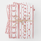 Preppy Christmas Inpakpapier Vel (In situ)