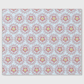 Preppy Christmas Pinwheel Cadeaupapier (Vlak)