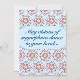 Preppy Christmas Pinwheel Feestdagenkaart