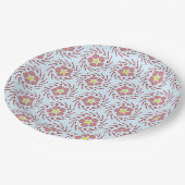 Preppy Christmas Pinwheel Papieren Bordje (Gekanteld)