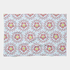 Preppy Christmas Pinwheel Theedoek