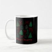 Preppy Christmas Tree Merry Xmas Girly Coquette Ki Koffiemok (Links)