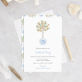 Preppy Citrus Ginger Jar Feestdagen Cocktail Party Kaart