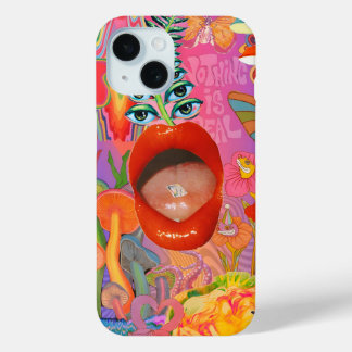 Preppy Collage, Trendy Zomer Collage Telefoon Case