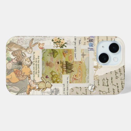 Preppy Collage, Trendy Zomer Collage Telefoon Case (Achterkant (horizontaal))