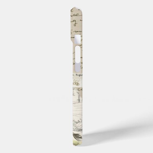 Preppy Collage, Trendy Zomer Collage Telefoon Case (Achterkant / Links)