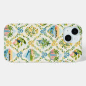 Preppy Collage, Trendy Zomer Collage Telefoon Case (Achterkant (horizontaal))