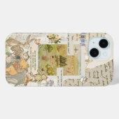 Preppy Collage, Trendy Zomer Collage Telefoon Case (Achterkant (horizontaal))