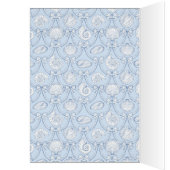 Preppy Coquette Kust Baby Bedanktkaart (Binnen (Links))