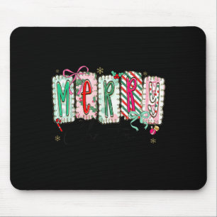 Preppy Coquette Prettig Kerstmis Coquette Strik Me Muismat