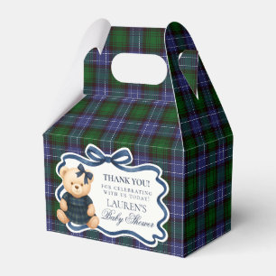 Preppy Coquette Strikje Beer Baby Shower Favor Doo Bedankdoosjes