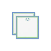 Preppy Cornflower Blue en Sage Green Monogram