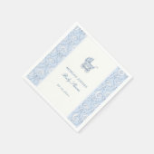 Preppy Couquette Coastal Baby Shower  Servet (Hoek)