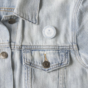 Preppy Couquette Kust Baby Shower Ronde Button 3,2 Cm