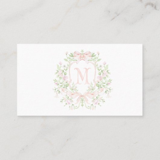 Preppy Crest Baby shower uitnodiging (Achterkant)