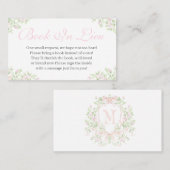 Preppy Crest Baby shower uitnodiging (Voorkant / Achterkant)