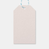 Preppy Crest Baby Shower Uitnodiging Cadeaulabel (Achterkant)