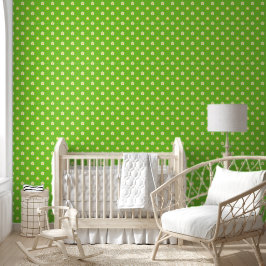 Preppy Daisy Strooiveld – Geel & Limoen Behang