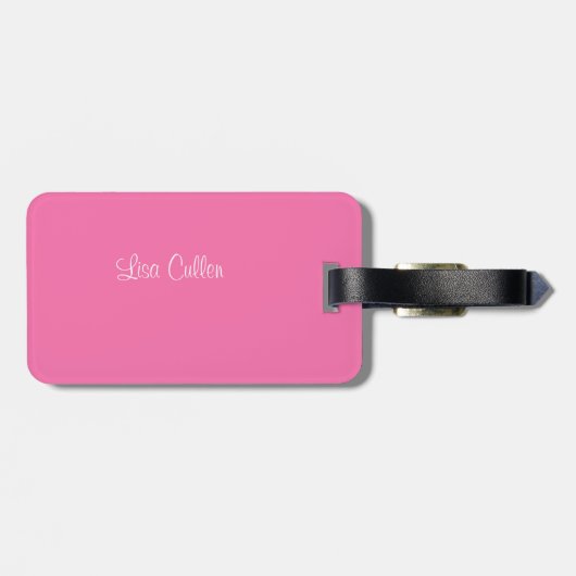 Preppy Derby Bermuda Bag Sandalen Mint Julep Bagagelabel (Achterkant horizontaal)