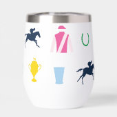 Preppy Derby-feestpictogrammen (Achterkant)