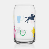 Preppy Derby Icons Blikvorm Glas (Achterkant)