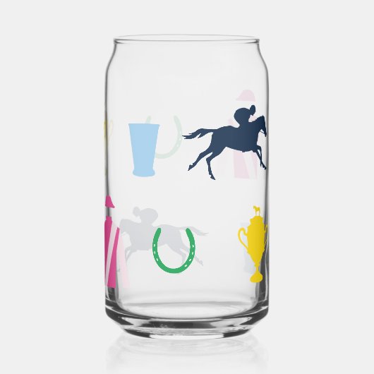 Preppy Derby Icons Blikvorm Glas (Achterkant)