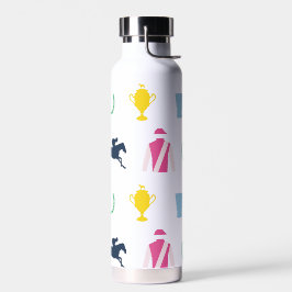 Preppy Derby Party Iconen Waterfles