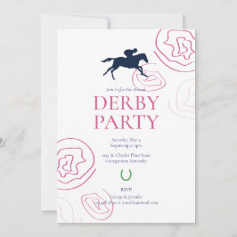 Preppy Derby Party Kaart