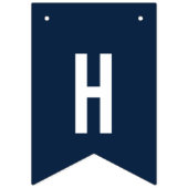 Preppy Dinosaur Silhouette Birthday Banner (Tweede vlag)