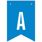 Preppy Dinosaur Silhouette Birthday Banner (Derde vlag)