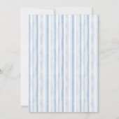 Preppy Duck Gingham Crest Baby shower uitnodiging (Achterkant)