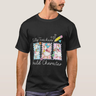 Preppy Dwaas Leraren Gans Bouw Karakter Byck Naar T-shirt