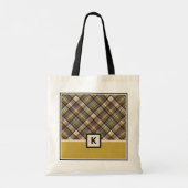Preppy Earth Tones Pset Tote Bag (Achterkant)