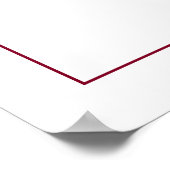 Preppy Equestrian Baby shower Welkom Poster (Hoek)