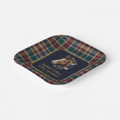 Preppy Equestrian Foal Floral Baby shower Papieren Bordje (Gebogen)