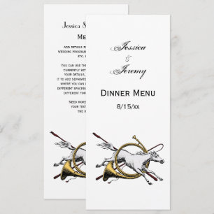 Preppy Equestrian Horse springt door de kleur van  Kaart