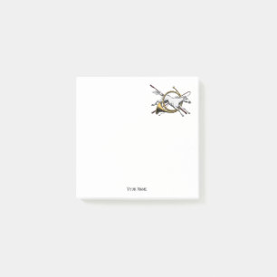 Preppy Equestrian Paard Springen Door Hoorn Kleur Post-it® Notes