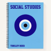 Preppy esthetisch Notitieboek (Voorkant)