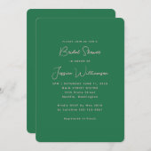 Preppy esthetisch Roze en Groen Vrijgezellenfeest Kaart (Voorkant / Achterkant)