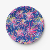 Preppy Fireworks 4th Juli Papier Bord (Voorkant)