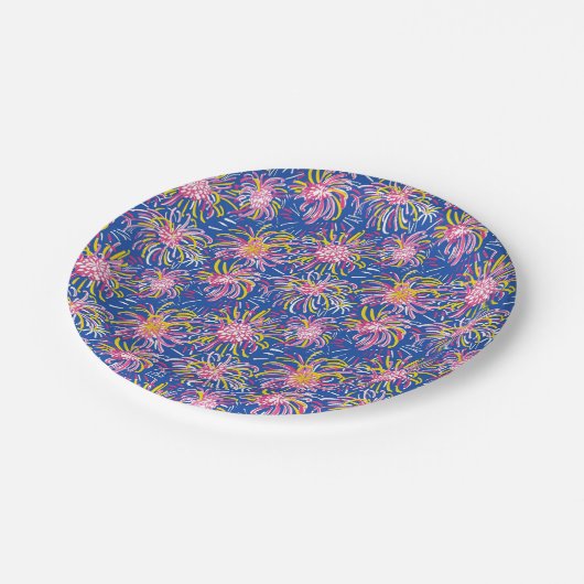 Preppy Fireworks 4th Juli Papier Bord (Gekanteld)