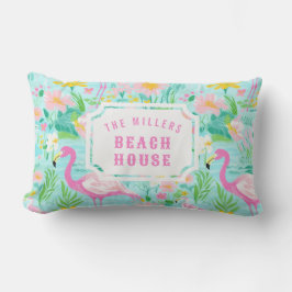 Preppy Flamingo | Beach House Buitenkussen