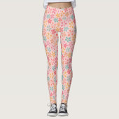preppy fleur leggings (Voorkant)
