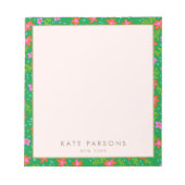 Preppy Floral Notitieblok (Voorkant)