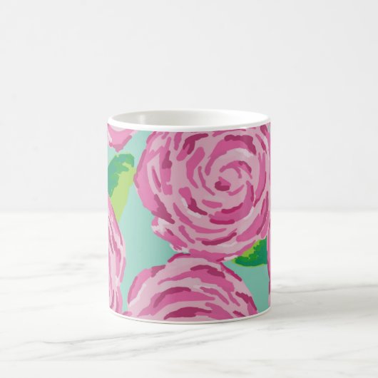 Preppy Floral Print Mok (Center)