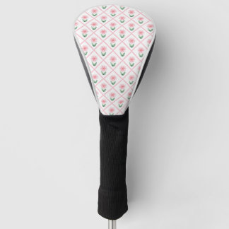 Preppy floral trellis grandmillenial golfheadcover