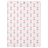 Preppy floral trellis grandmillenial klembord (Achterkant)