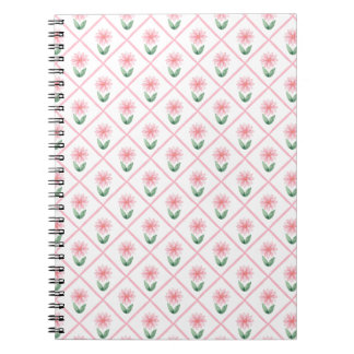 Preppy floral trellis grandmillenial notitieboek